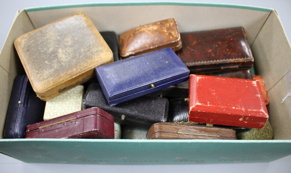 Thirty assorted jewellery boxes.